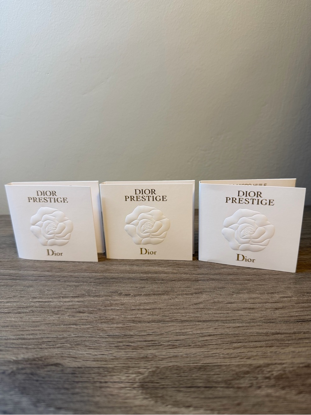 Dior Prestige La Micro-Huile de Rose Advanced Serum Lot of 3 x 1 ml each